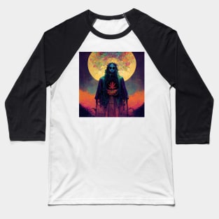 Mexican Style Hippie Ghost Baseball T-Shirt